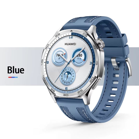 Official 22Mm Nylon Strap for  WATCH GT 5 4 46Mm/Watch 4 5 Pro GT 3 2 Pro 46 Mm Composite Silicone Band Bracelet