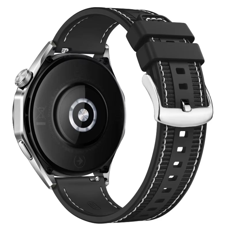 Official 22Mm Nylon Strap for  WATCH GT 5 4 46Mm/Watch 4 5 Pro GT 3 2 Pro 46 Mm Composite Silicone Band Bracelet